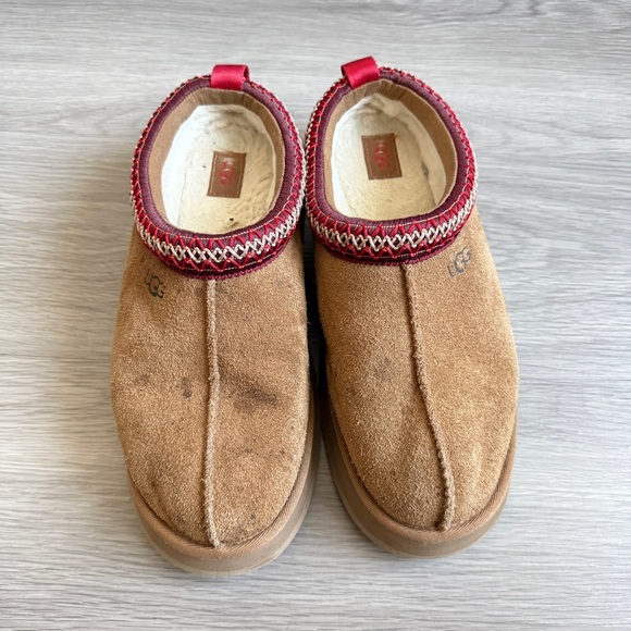 UGG Shoes - UGG Tasman Slipper Chestnut Suede Women’s Size 10